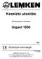 Kezelési utasítás. Rendszerépítő vonókeret. Gigant Biztosítjuk biztonságát. LEMKEN GmbH & Co. KG