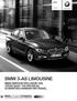 BMW 3-aS LIMoUSINE. BMW SERVICE INCLUSIVE-VaL 5 évig Vagy km-ig díjmentes karbantartással. BMW 3-as Limousine