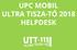 UPC MOBIL ULTRA TISZA-TÓ 2018 HELPDESK