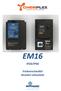 EM16 IP20/IP66 Frekvenciaváltó Kezelési útmutató