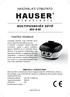 hauser Multifunkciós sütő MC-515 Tisztelt Vásárló! Minőségi tanúsítvány