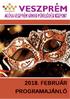 2018. FEBRUÁR PROGRAMAJÁNLÓ