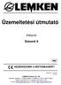 Üzemeltetési útmutató