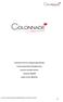 Colonnade Insurance S.A. Magyarországi Fióktelepe. Vezető tisztségviselők felelősségbiztosítása. biztosítási szerződési feltételek