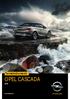 Termékinformáció. Termékinformáció OPEL CASCADA.