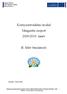 Környezetvédelmi modul Margaréta csoport 2009/2010. tanév. II. félév beszámoló