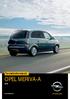 Termékinformáció. Termékinformáció OPEL MERIVA-A.