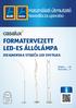 FORMATERVEZETT LED-ES ÁLLÓLÁMPA