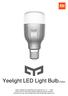 Yeelight LED Light Bulb (Color)