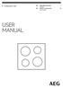 IKB64301XB. HU Használati útmutató 2 Főzőlap SK Návod na používanie 22 Varný panel USER MANUAL