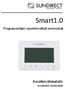 Smart1.0. Programozható, vezeték nélküli termosztát. Kezelési útmutató Verziószám: SDUM-1802