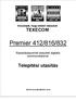 Köszönjük, hogy minket választott TEXECOM. Premier 412/816/832. Riasztóközpontok beépített digitális kommunikátorral. Telepítési utasítás
