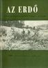 AZERDO AZ 1862-BEN ALAPÍTOTT ERDÉSZETI LAPOK 121. ÉVFOLYAMA