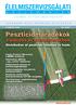 ÉLELMISZERVIZSGÁLATI. Peszticidmaradékok. eloszlása az élelmiszerekben. Distribution of pesticide residues in foods.