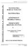 Azonosító jel: ÉRETTSÉGI VIZSGA május 28. MATEMATIKA HORVÁT NYELVEN MATEMATIKA KÖZÉPSZINTŰ ÍRÁSBELI VIZSGA PISMENI ISPIT SREDNJEG STUPNJA I.