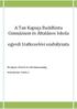 A Tan Kapuja Buddhista Gimnázium és Általános Iskola. egyedi Iratkezelési szabályzata