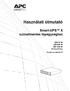 Használati útmutató. Smart-UPS X szünetmentes tápegységhez. SMX750 VA SMX1000 VA SMX 1500 VA 120 Vac/230 Vac. Rackbe szerelhető 2U