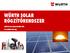 WÜRTH SOLAR RÖGZÍTŐRENDSZER. Würth Szereléstechnika Kft. Trombitás Károly