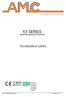 KX SERIES BEHATOLÁSJELZŐ KÖZPONT