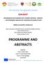 PROGRAMME AND ABSTRACTS