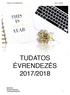 TUDATOS ÉVRENDEZÉS 2017/2018