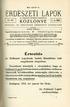 1915. JÚNIUS 15. ERDÉSZETI LAPOK AZ ORSZÁGOS ERDÉSZETI EOYESOLET KIADJA: AZ ORSZÁGOS ERDÉSZETI EGYESÜLET