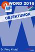 Word 2016 Objektumok