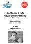 Dr. Dobai Gyula Úszó Emlékverseny Kecskemét