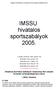IMSSU hivatalos sportszabályok 2005.