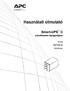 Használati útmutató. Smart-UPS C. szünetmentes tápegységhez. Torony 1000/1500 VA. 120/230 Vac. su0813a