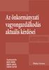 Az önkormányzati vagyongazdálkodás aktuális kérdései