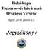 Dobó kupa Uszonyos- és búvárúszó Országos Verseny. Eger, június 23. Jegyzőkönyv