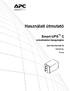 Használati útmutató. Smart-UPS C. szünetmentes tápegységhez 1000/1500/2000/3000 VA. 120/230 Vac. Torony. su0813a