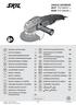 ANGLE GRINDER 9008 (F ) SKIL BV - Konijnenberg BD Breda - The Netherlands 07/ Z09337