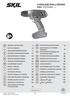 CORDLESS DRILL/DRIVER 2461 (F )