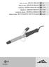 Kulma na vlasy NÁVOD K OBSLUZE. Kulma na vlasy NÁVOD NA OBSLUHU. Curling iron INSTRUCTIONS FOR USE. Hajsütővas KEZELÉSI ÚTMUTATÓ