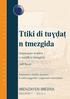 IMENZAYEN IMEDRA. Imenzayen imedra n tamlilt n tmezgida. Jeff Reed. Aselmed n wadlis iqedsen S setta taggnitin i yagrawen imecṭuḥen