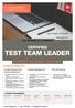 2019. MÁRCIUS BUDAPEST CERTIFIED TEST TEAM LEADER 2 NAPOS SZAKMAI TRÉNING. People Management