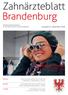 Zahnärzteblatt Brandenburg