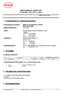 BIZTONSÁGI ADATLAP 91/155/EWG - ISO szerint
