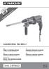 IAN HAMMER DRILL PBH 800 A1 FÚRÓ- ÉS VÉSŐKALAPÁCS UDARNO-VRTALNO KLADIVO VRTACÍ A SEKACÍ KLADIVO VŔTACIE A SEKACIE KLADIVO