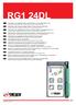 ŘIADIACA JEDNOTKA POHONU PRE AUTOMATIZÁCIU VYBAVENÚ 24 V MOTORMI POKYNY A VAROVANIA PRE INŠTALÁCIU, POUŽITIE A ÚDRŽBU.