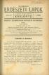 1924 FEBRUÁR 15. ERDÉSZETI LAPOK AZ ORSZÁGOS ERDÉSZETI EGYESÜLET KÖZLÖNYE KIADJA: AZ ORSZÁGOS ERDÉSZETI EGYESÜLET