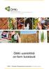 Ökológiai Mezőgazdasági Kutatóintézet Research Institute of Organic Agriculture Forschungsinstitut für biologischen Landbau