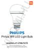 Philips Wifi LED Light Bulb HASZNÁLATI ÚTMUTATÓ