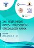XXV. HEVES MEGYEI ORVOS- GYÓGYSZERÉSZ- SZAKDOLGOZÓI NAPOK