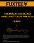 HASZNÁLATI UTASÍTÁS BENZINMOTOROS FŰKASZA