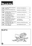 DLS714. Cordless Slide Compound Miter Saw Ukośnica akumulatorowa INSTRUCTION MANUAL 10 INSTRUKCJA OBSŁUGI 24